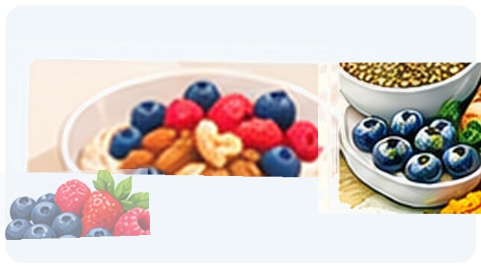 Gluten-Free Oats with Berries illustration