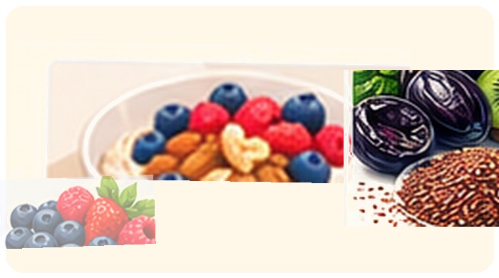 Yogurt, Fruit & Oat Snack illustration