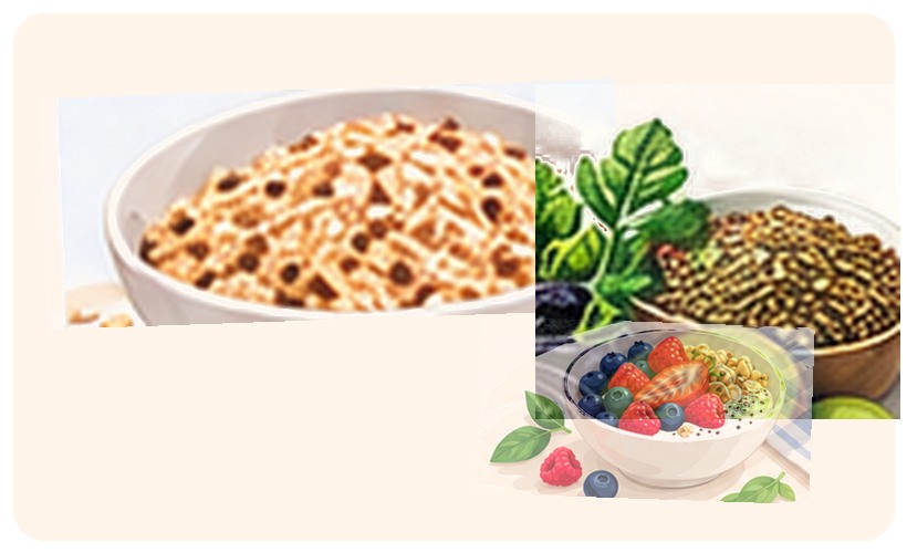 Evidence-focused food illustration for Chronic Constipation