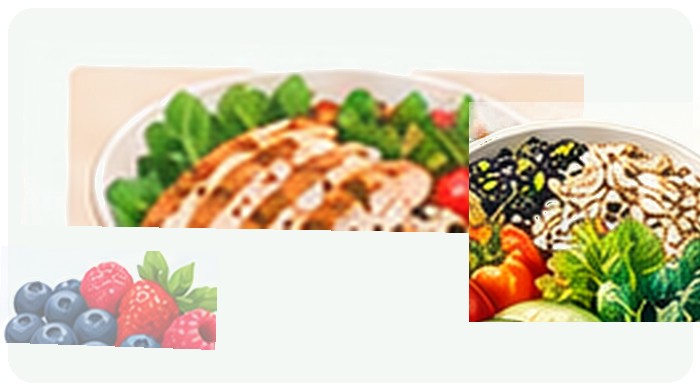 Chicken & Cabbage Grain Bowl illustration