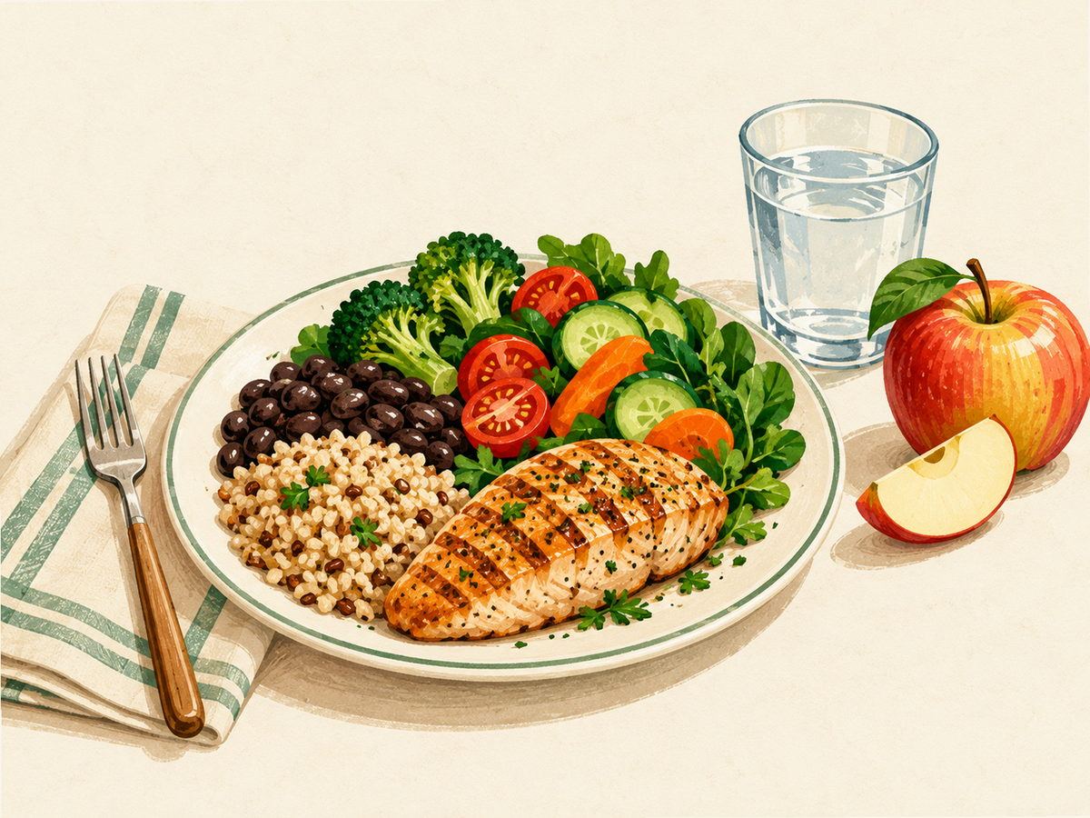 Food illustration for Diabetes nutrition information