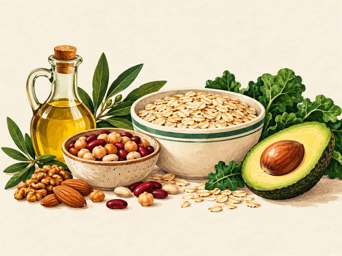 Evidence-focused food illustration for Diabetes