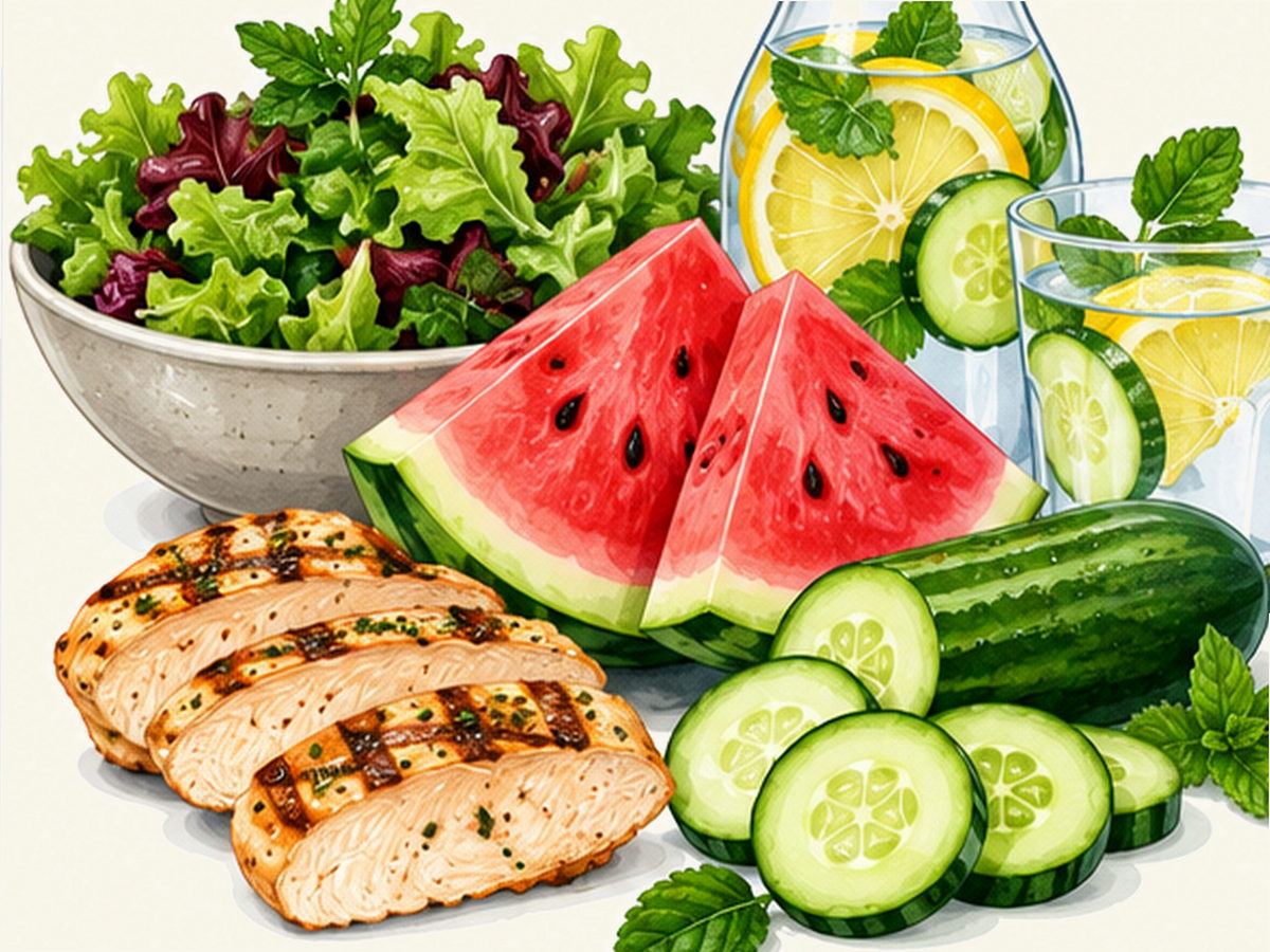 Evidence-focused food illustration for Diverticulitis
