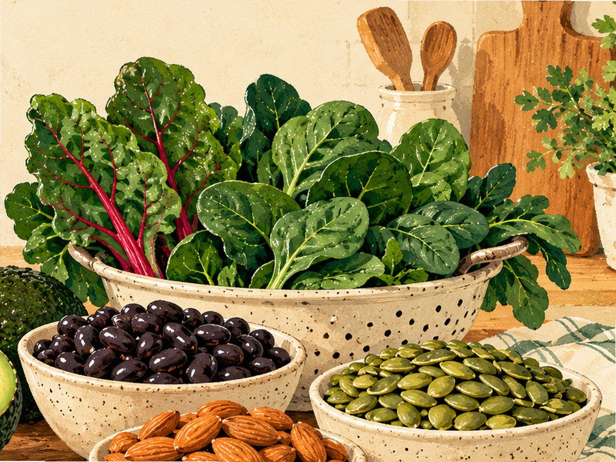 Evidence-focused food illustration for Endometriosis
