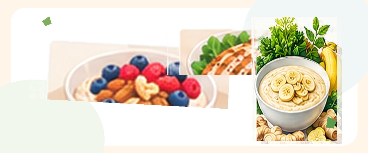 Food illustration for GERD nutrition information