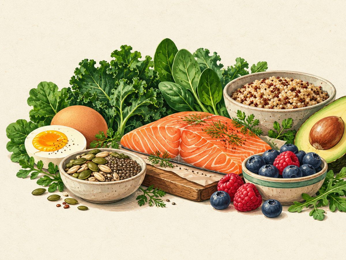 Soluble-fiber foods illustration