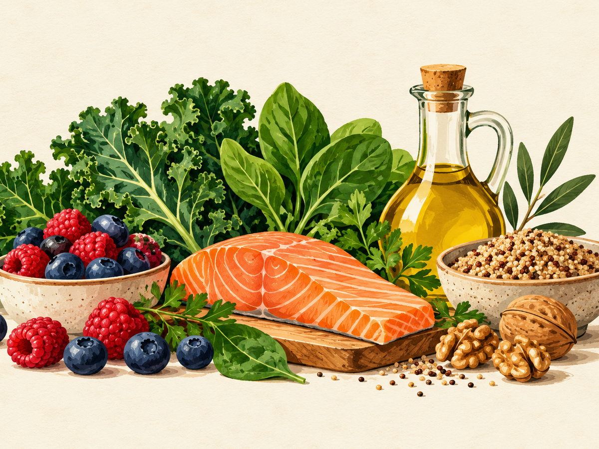 Unsaturated fats illustration