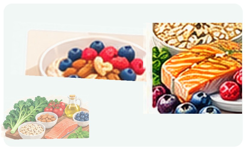 Food illustration for Irritable Bowel Syndrome (IBS)