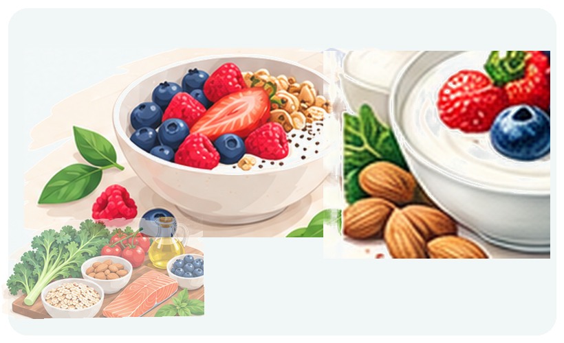 Food illustration for Lactose Intolerance