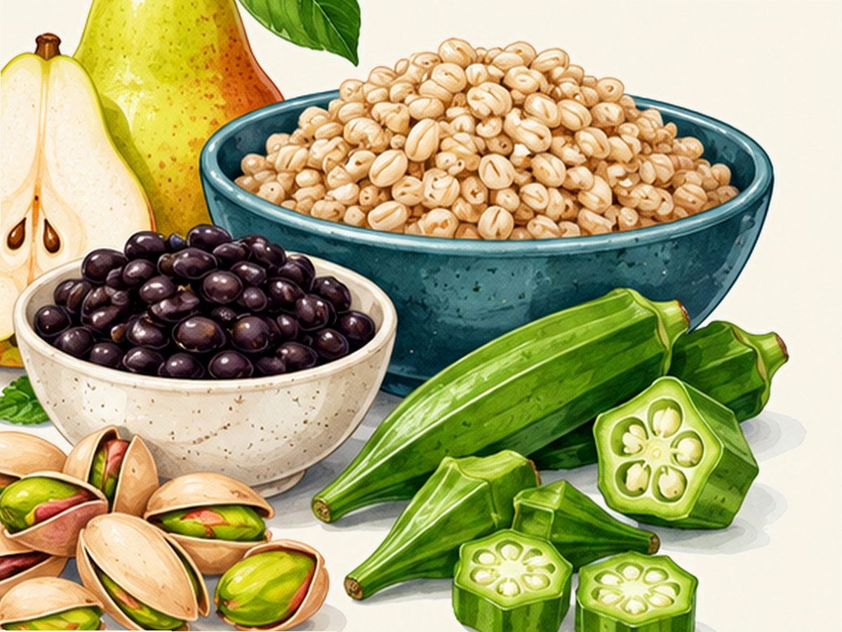 Calcium-rich foods illustration