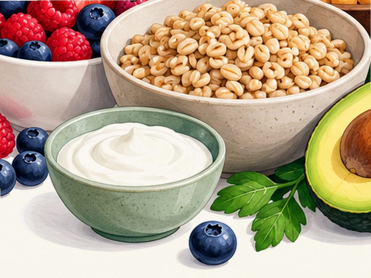 Protein foods illustration