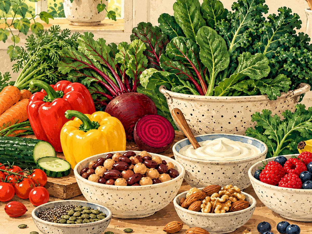 Evidence-focused food illustration for Obesity