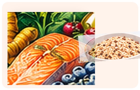 Whole grains and legumes illustration