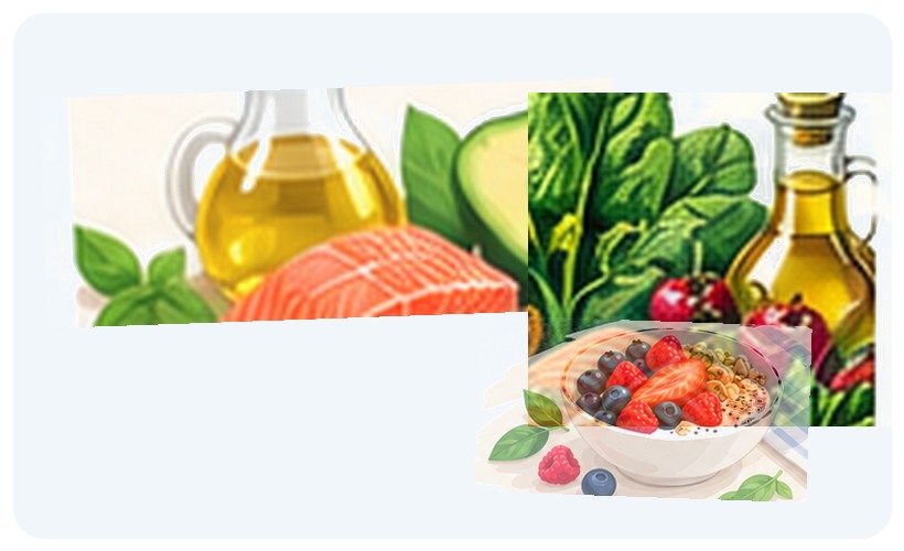 Evidence-focused food illustration for Osteoarthritis