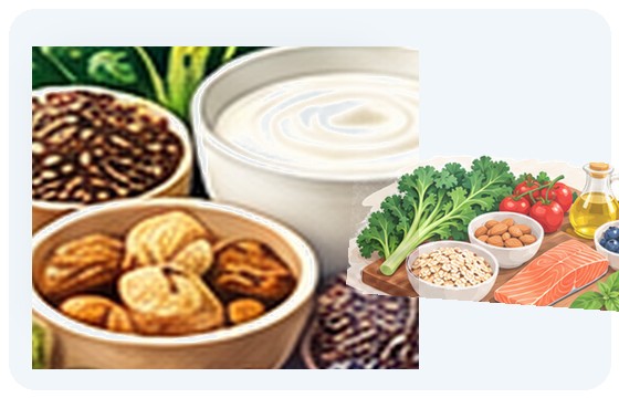 Vitamin D sources illustration