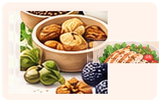 Protein foods illustration