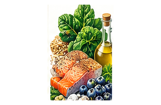 Steatosis nutrition illustration
