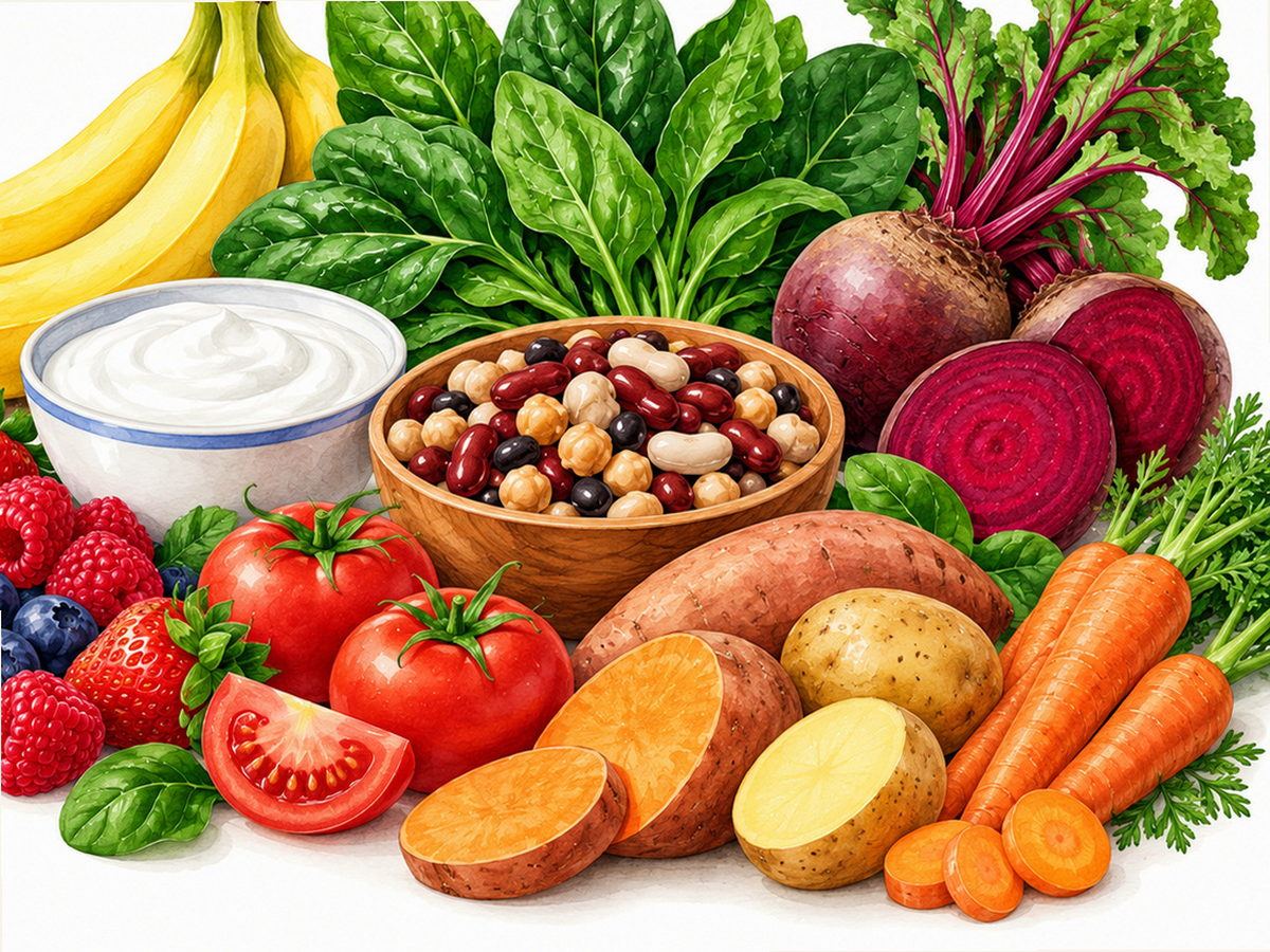 Whole grains and fiber illustration