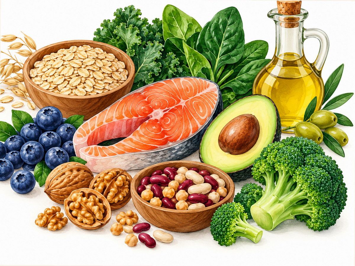 Evidence-focused food illustration for Steatosis