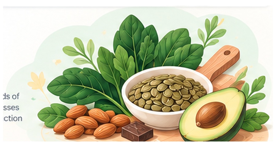 Magnesium food illustration