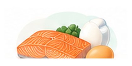 Vitamin B3 food illustration