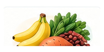 Vitamin B6 food illustration