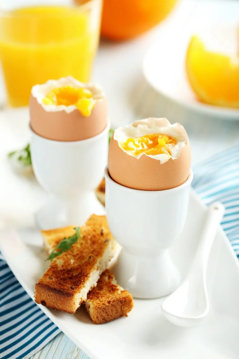Soft-Boiled Eggs with Toast