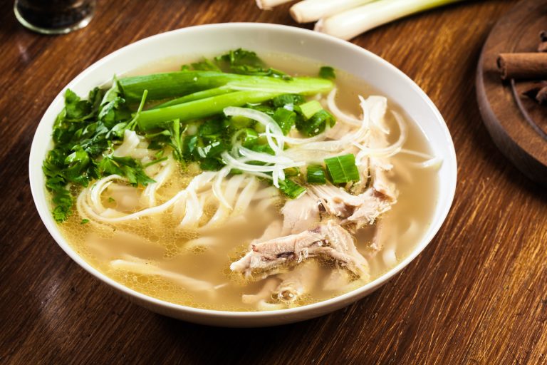 Homemade Chicken Pho (Vietnamese Noodle Soup)