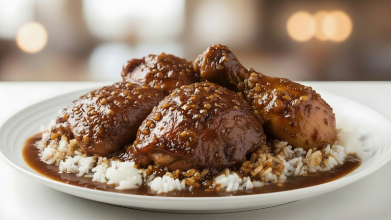 Chicken Adobo with Rice